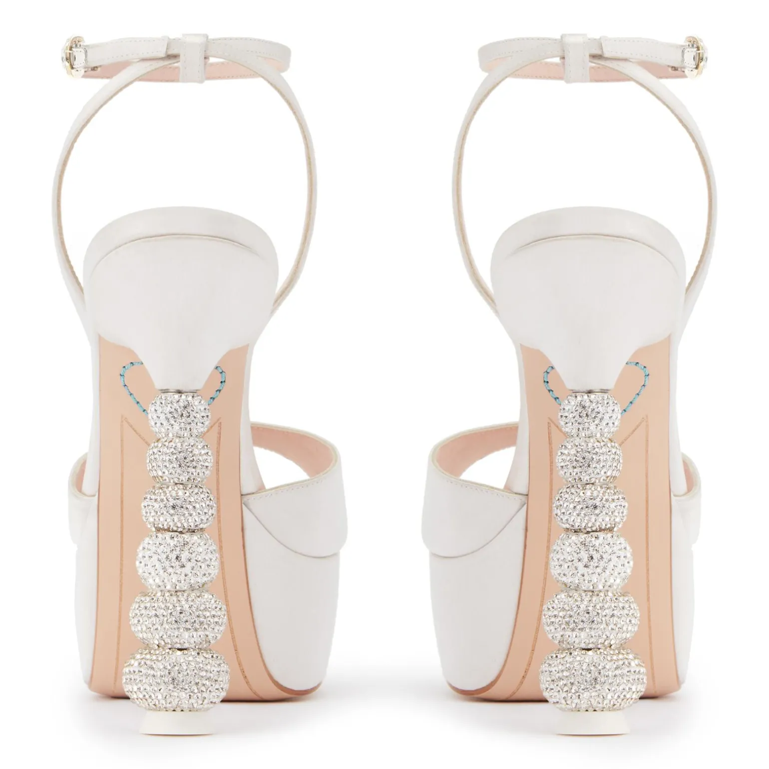 Shop Sophia Webster Deya Crystal Platform Sandal